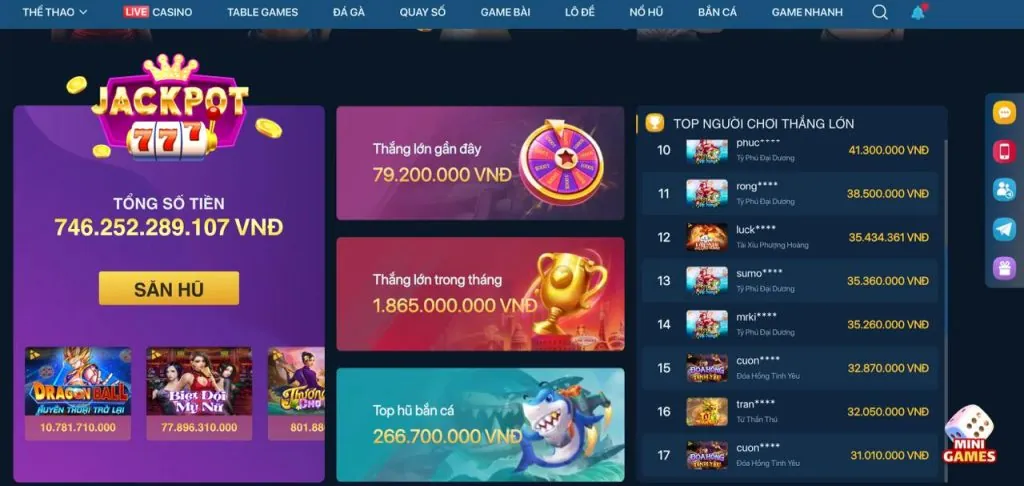 Tính năng bảo mật 777x login